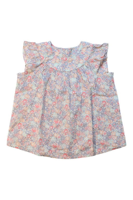 A Multicolour Sleeveless Dresses from Bonpoint in size 3T for girl. (Front View)