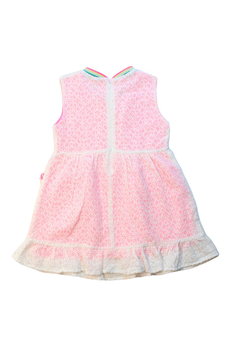 A Pink Sleeveless Dresses from Billieblush in size 3T for girl. (Back View)