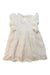 A White Short Sleeve Dresses from La petite blossom in size 3T for girl. (Back View)