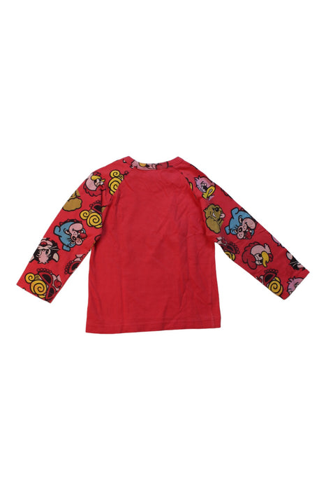 A Red Long Sleeve T Shirts from Hysteric Mini in size 18-24M for boy. (Back View)