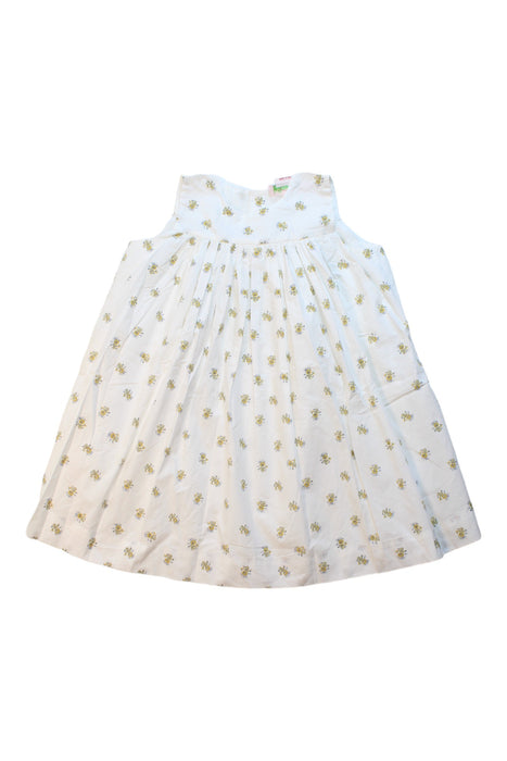 A White Sleeveless Dresses from Bonpoint in size 3T for girl. (Front View)