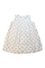 A White Sleeveless Dresses from Bonpoint in size 3T for girl. (Back View)
