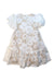 A Beige Short Sleeve Dresses from Chloe and Amelie in size 7Y for girl. (Back View)