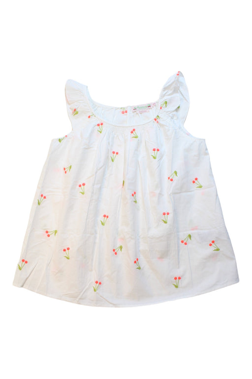 A White Sleeveless Dresses from Bonpoint in size 10Y for girl. (Front View)