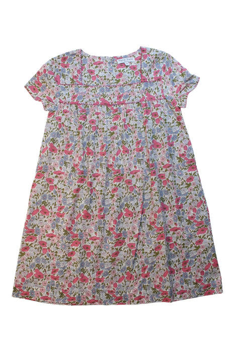 A Pink Short Sleeve Dresses from Marie Puce in size 8Y for girl. (Front View)