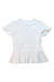 A White Short Sleeve Tops from Moody Tiger in size 4T for girl. (Front View)