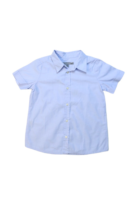 A Blue Short Sleeve Shirts from Bonpoint in size 4T for boy. (Front View)