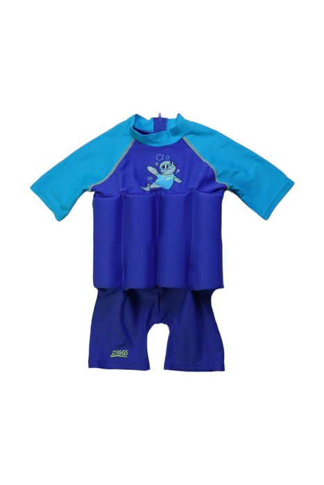 A Multicolour Floatsuits from Zoggs in size 2T for neutral. (Front View)