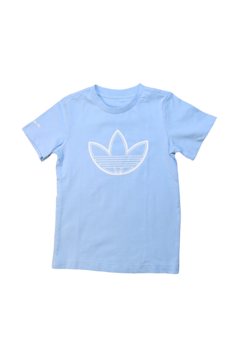 A Blue Short Sleeve T Shirts from Adidas in size 4T for boy. (Front View)