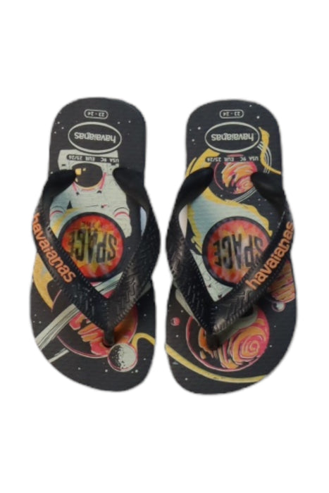 A Multicolour Flip Flops from Havaianas in size 18-24M for boy. (Back View)