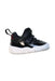 A Black Slip Ons from Air Jordan in size 3-6M for boy. (Front View)