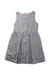 A Grey Sleeveless Dresses from Crewcuts in size 4T for girl. (Front View)