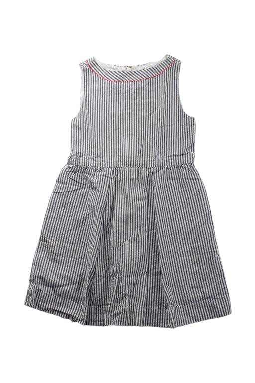 A Grey Sleeveless Dresses from Crewcuts in size 4T for girl. (Front View)