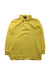 A Yellow Long Sleeve Polos from Polo Ralph Lauren in size 7Y for boy. (Front View)