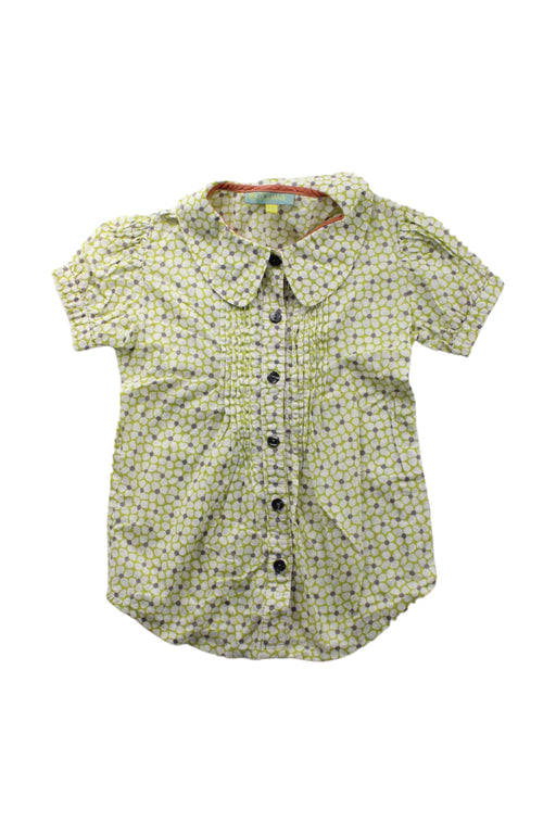 A Green Short Sleeve Shirts from Zolima in size 3T for girl. (Front View)