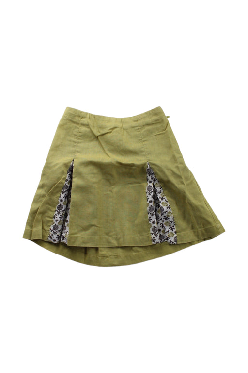 A Green Short Skirts from Zolima in size 3T for girl. (Front View)