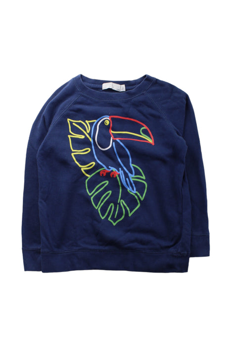 A Blue Crewneck Sweatshirts from Stella McCartney in size 6T for boy. (Front View)