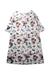 A White Short Sleeve Dresses from Charabia in size 12Y for girl. (Back View)
