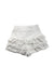 A White Skorts from Momonittu in size 8Y for girl. (Front View)