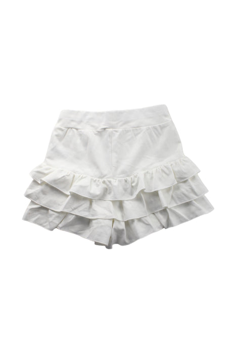 A White Skorts from Momonittu in size 8Y for girl. (Back View)