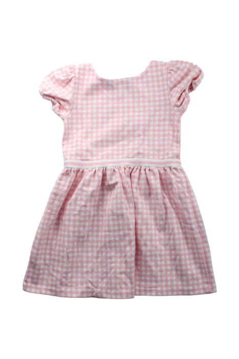 A Pink Short Sleeve Dresses from Polo Ralph Lauren in size 5T for girl. (Back View)