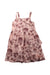 A Burgundy Sleeveless Dresses from Janie & Jack in size 6T for girl. (Front View)