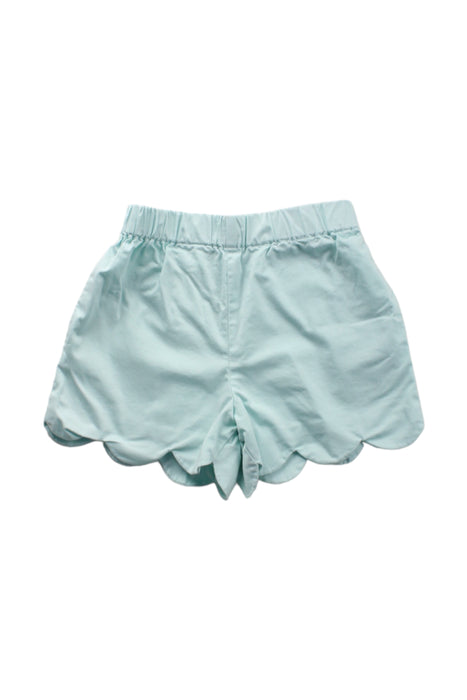 A Green Shorts from Jacadi in size 5T for girl. (Front View)