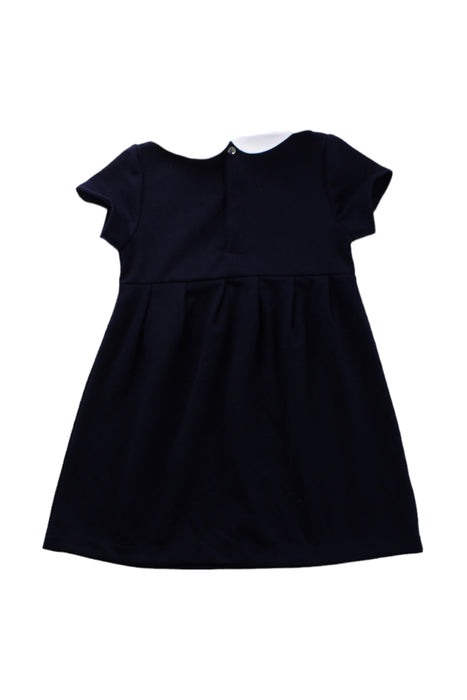 A Blue Short Sleeve Dresses from Jacadi in size 3T for girl. (Back View)