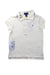 A White Short Sleeve Polos from Polo Ralph Lauren in size 6T for girl. (Front View)