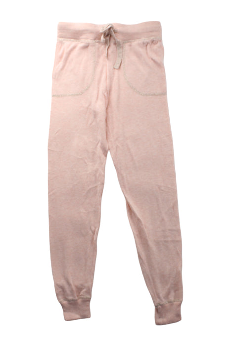 A Pink Sweatpants from Excuse My French in size 6T for girl. (Front View)