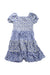 A Blue Short Sleeve Dresses from Polo Ralph Lauren in size 5T for girl. (Front View)