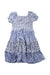 A Blue Short Sleeve Dresses from Polo Ralph Lauren in size 5T for girl. (Back View)