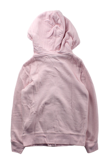 A Pink Zippered Sweatshirts from Polo Ralph Lauren in size 6T for girl. (Back View)