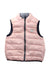 A Pink Outerwear Vests from Petit Bateau in size 3T for girl. (Front View)