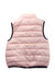 A Pink Outerwear Vests from Petit Bateau in size 3T for girl. (Back View)