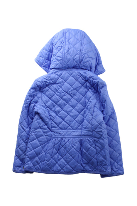 A Blue Puffer/Quilted Jackets from Polo Ralph Lauren in size 5T for boy. (Back View)