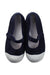 A Blue Flats from Jacadi in size 4T for girl. (Back View)