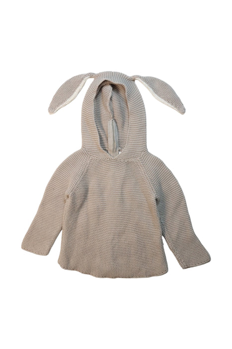 A Beige Knit Sweaters from Oeuf in size 12-18M for girl. (Front View)