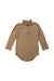 A Brown Long Sleeve Bodysuits from Omibia in size 12-18M for girl. (Front View)