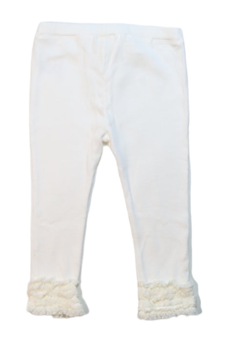 A White Leggings from Gelato Pique in size 2T for girl. (Back View)