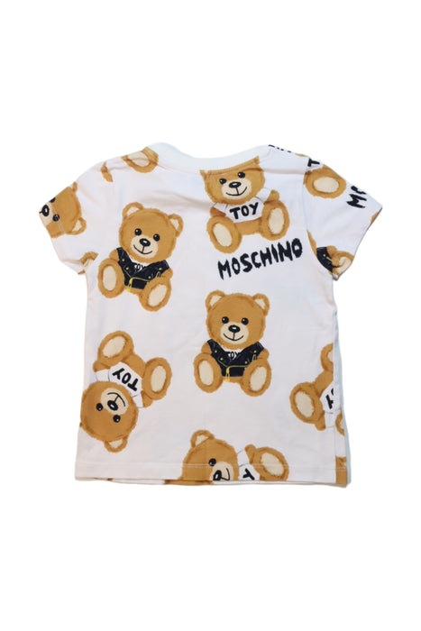 A Multicolour Short Sleeve T Shirts from Moschino in size 4T for girl. (Back View)