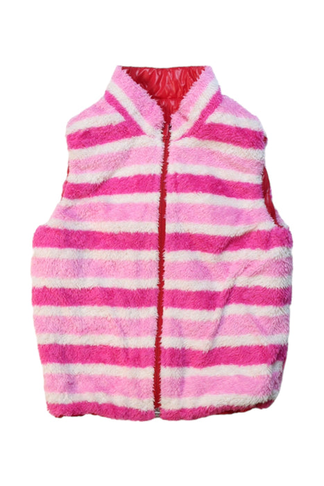 A Multicolour Outerwear Vests from Miki House in size 2T for girl. (Back View)