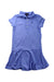 A Blue Short Sleeve Dresses from Polo Ralph Lauren in size 5T for girl. (Front View)