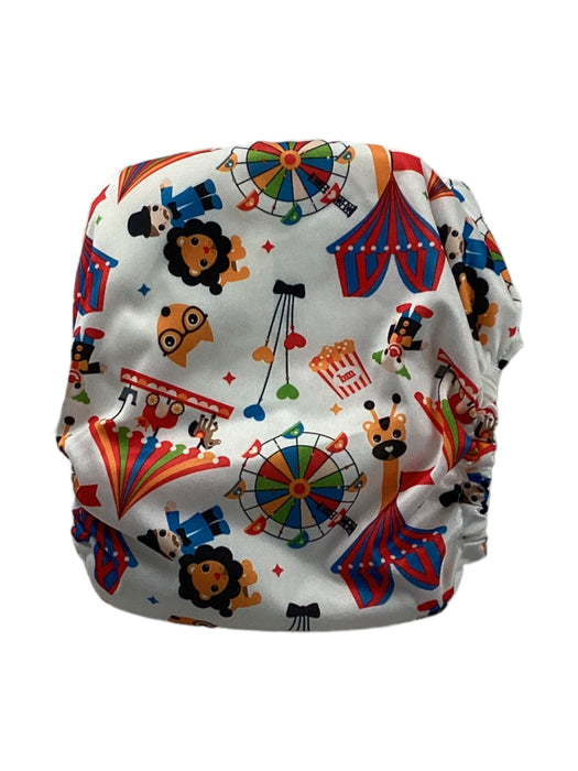 A Multicolour Cloth Diapers from Bambino Mio in size O/S for neutral. (Back View)