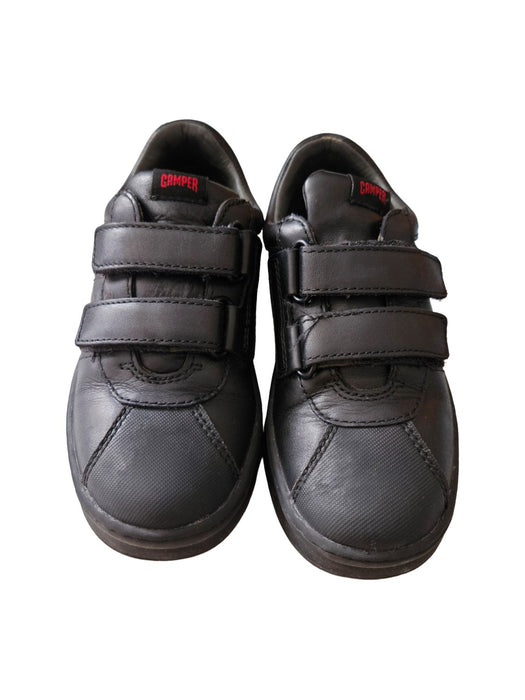 A Black Dress Shoes from Camper in size 5T for boy. (Front View)