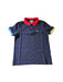 A Navy Short Sleeve Polos from Lacoste in size 6T for neutral. (Front View)