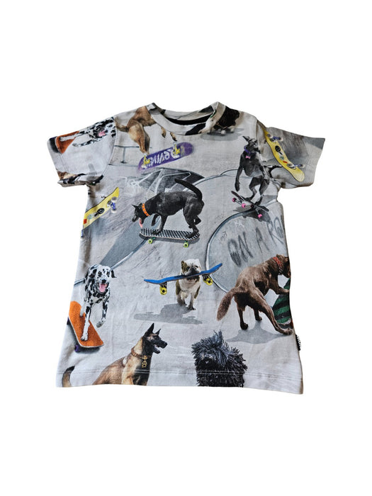 A Multicolour Short Sleeve T Shirts from Molo in size 6T for neutral. (Front View)