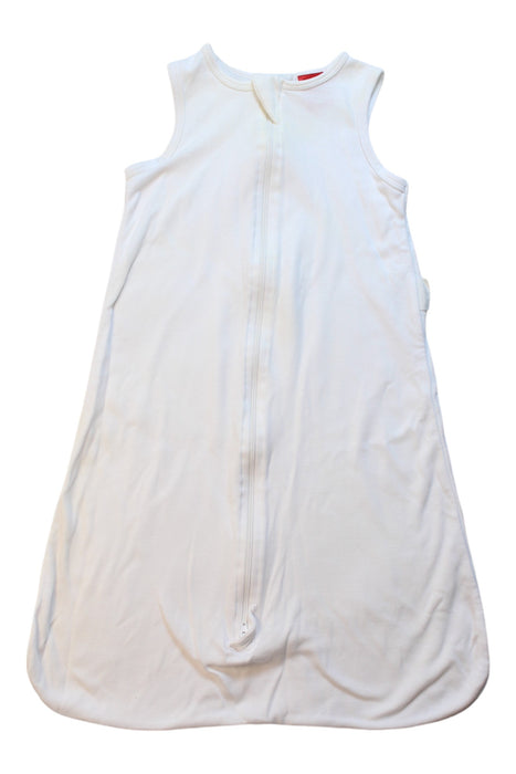 A White Sleepsacs from Purebaby in size 0-3M for neutral. (Front View)