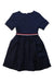 A Multicolour Short Sleeve Dresses from Tommy Hilfiger in size 4T for girl. (Back View)