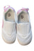 A White Slip Ons from IFME in size 5T for girl. (Back View)